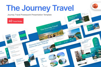 The Journey Travel PowerPoint Template
